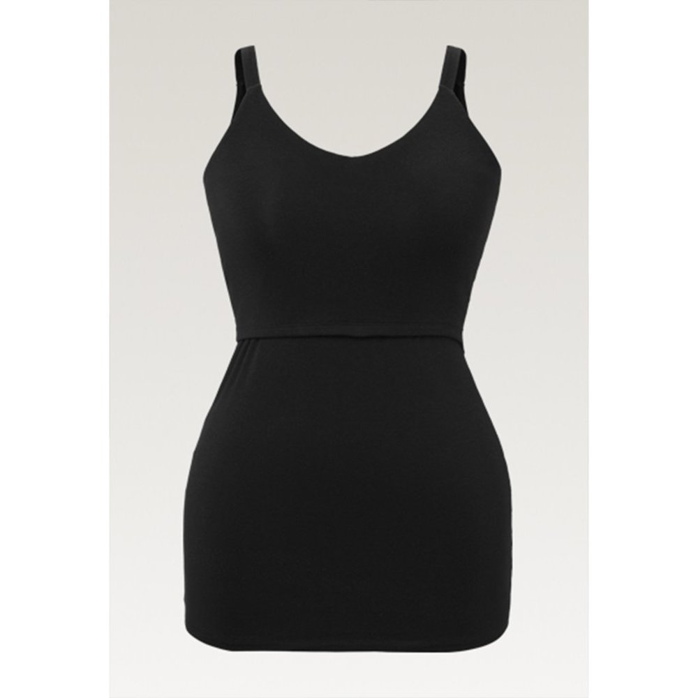 ISO - Boob Design Easy Singlet Nursing Tank Top - Black - Picture 5 of 5